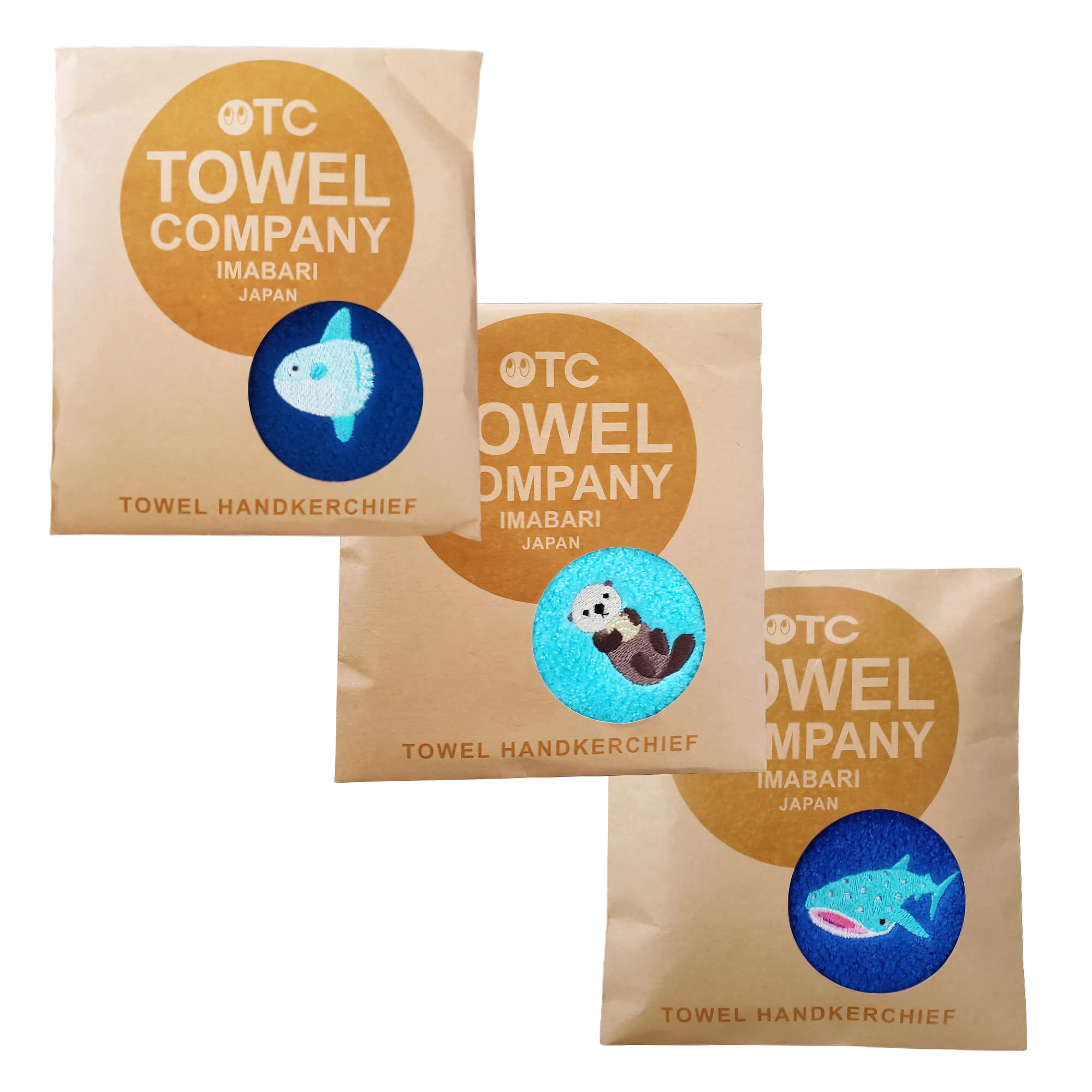 Amazon｜TOWEL COMPANY 今治タオル 3枚セット 水族館ライフ ①